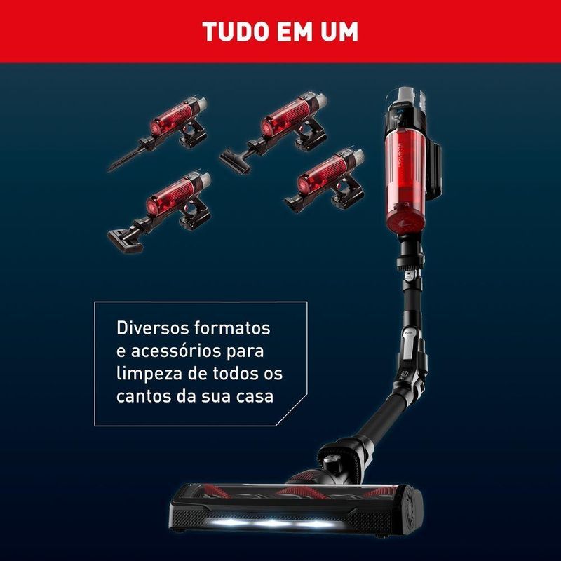 Aspirador de Pó Arno Flexível Sem Fio X-Force Flex 960 RH20 Bivolt