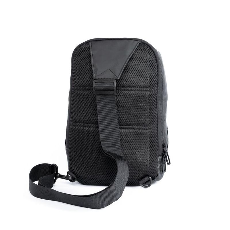 Mochila masculina transversal resistente agua advanced preta