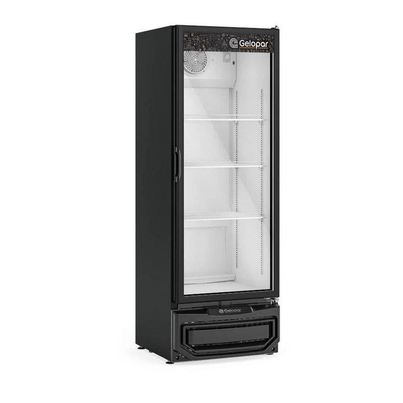 Refrigerador Expositor Vertical Gelopar 410L 1 Porta Vidro Preto 220V GPTU-40 EL PR (81168096)