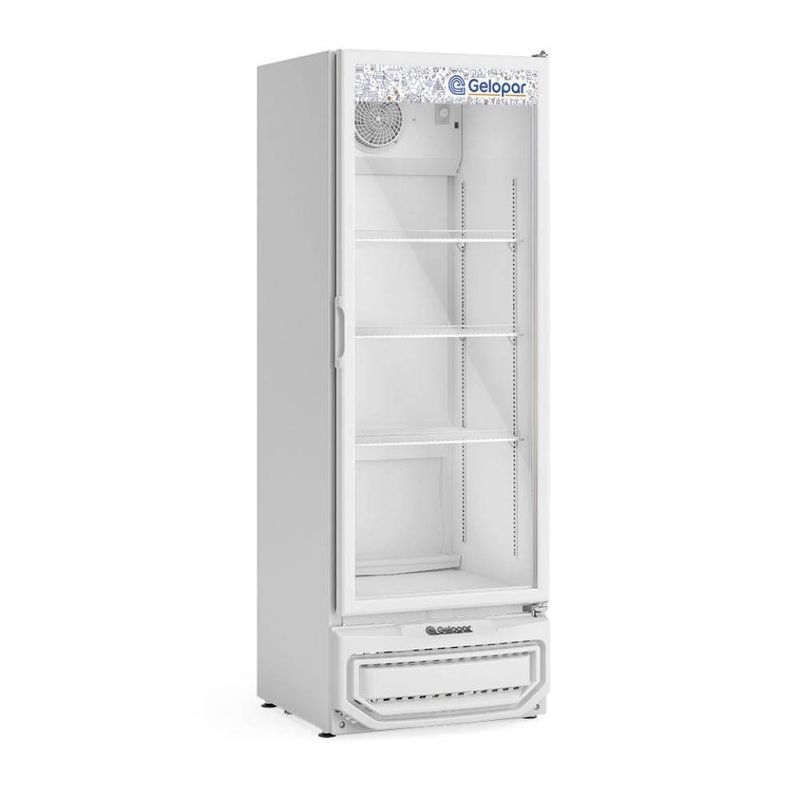 Refrigerador Expositor Vertical Gelopar 410L 1 Porta Vidro Branco 127V GPTU-40 EL BR (81168041)