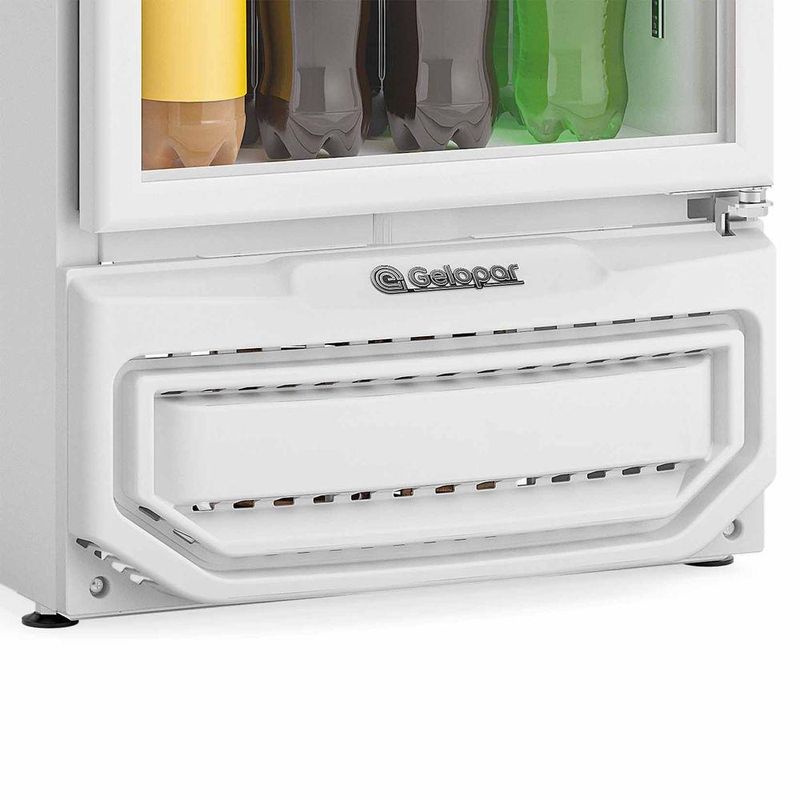 Refrigerador Expositor Vertical Gelopar 410L 1 Porta Vidro Branco 127V GPTU-40 EL BR (81168041)
