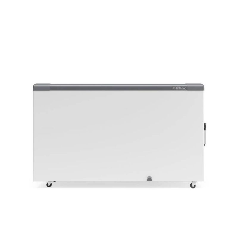 Freezer Gelopar Horizontal 395L 2 Portas de Vidro Branco 220V GHD-400 CZ (81003062)
