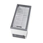 Freezer Gelopar Horizontal 395L 2 Portas de Vidro Branco 220V GHD-400 CZ (81003062)