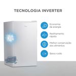Frigobar Midea Inverter 93L Bivolt Branco (MDRD142FGD013)