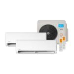 Ar Condicionado Bi Split Midea 27000 BTUs (HW 12K+18K) Quente e Frio Inverter 220V R410A (38MBMTA27M5)
