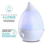 Umidificador De Ar Philco 4L Difusor De Aromas PUD04B Bivolt