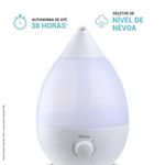 Umidificador De Ar Philco 4L Difusor De Aromas PUD04B Bivolt
