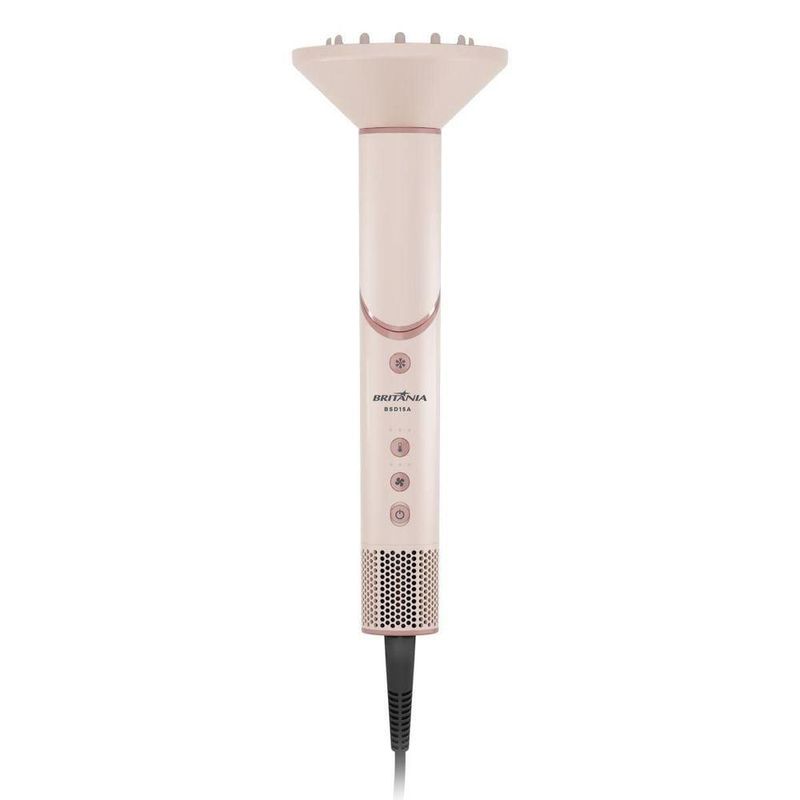 Secador de Cabelo BSD15A 1450W Motor BLDC Tourmaline 4 Temperaturas Britânia 220V