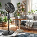 Ventilador de Coluna Britânia 75W 30cm 6 Pás 3 Velocidades Preto BVC31A 220V