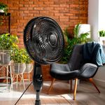 Ventilador de Coluna Britânia 75W 30cm 6 Pás 3 Velocidades Preto BVC31A 220V