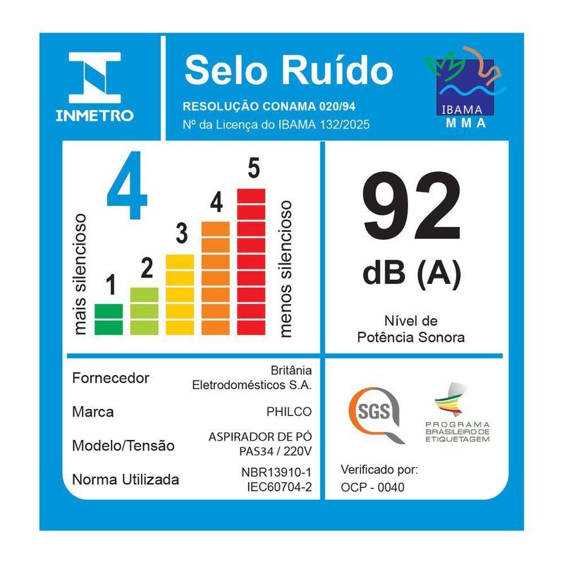 Aspirador de Pó e Água Vertical Philco PAS3000 1250W HEPA Preto 220V