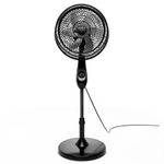 Ventilador de Coluna Britânia 75W 30cm 6 Pás 3 Velocidades Preto 110V