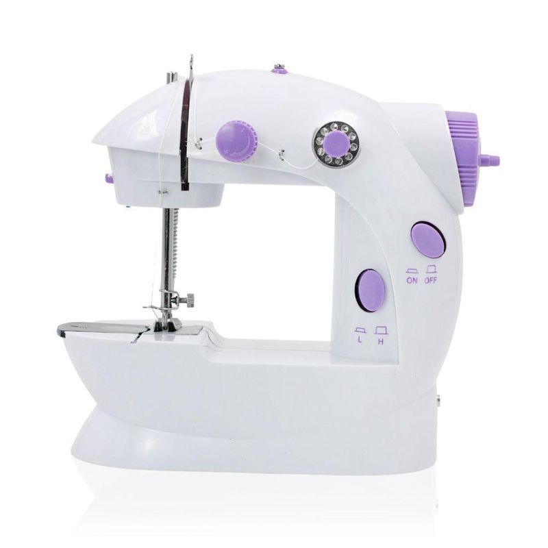 Máquina de Costura Doméstica Portátil Grupo Shopmix Sm-202a Branca Bivolt