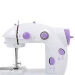 Máquina de Costura Doméstica Portátil Grupo Shopmix Sm-202a Branca Bivolt