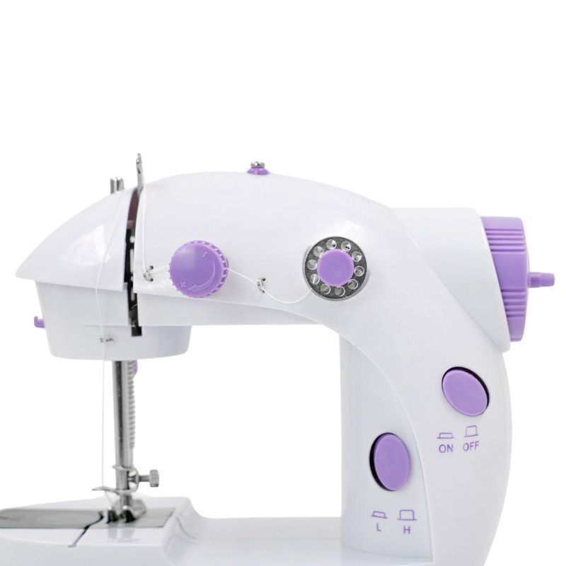 Máquina de Costura Doméstica Portátil Grupo Shopmix Sm-202a Branca Bivolt