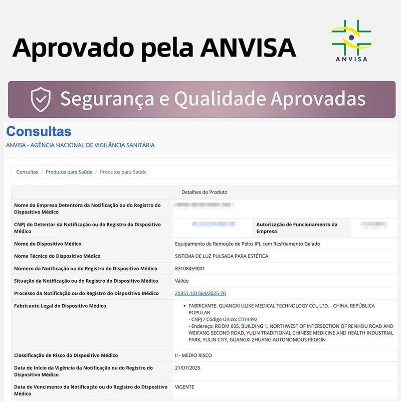 Depilador a Laser Ipl Ulike Me Luz Pulsada Indolor para Corpo e Rosto com Safira Bivolt
