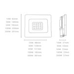Refletor Led Elgin 10w 6500k Preto