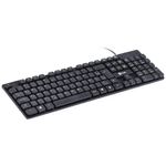 Teclado Usb Dynamic Chocolate Abnt2 Cabo 18m Preto - Vinik - Dt160