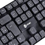 Teclado Usb Dynamic Chocolate Abnt2 Cabo 18m Preto - Vinik - Dt160