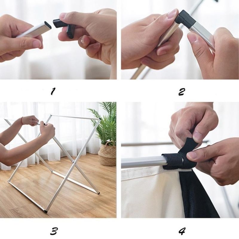 Cesto De Roupa Suja Duplo Organizador De Lavanderia Grande