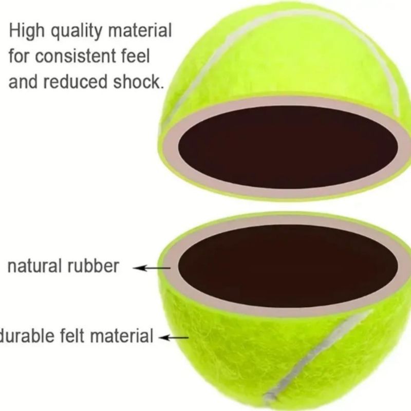 Bola De Tenis Championship Bolsa 12 Bolinhas Verde Kit
