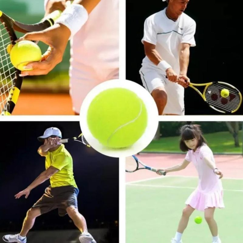 Bola De Tenis Championship Bolsa 12 Bolinhas Verde Kit