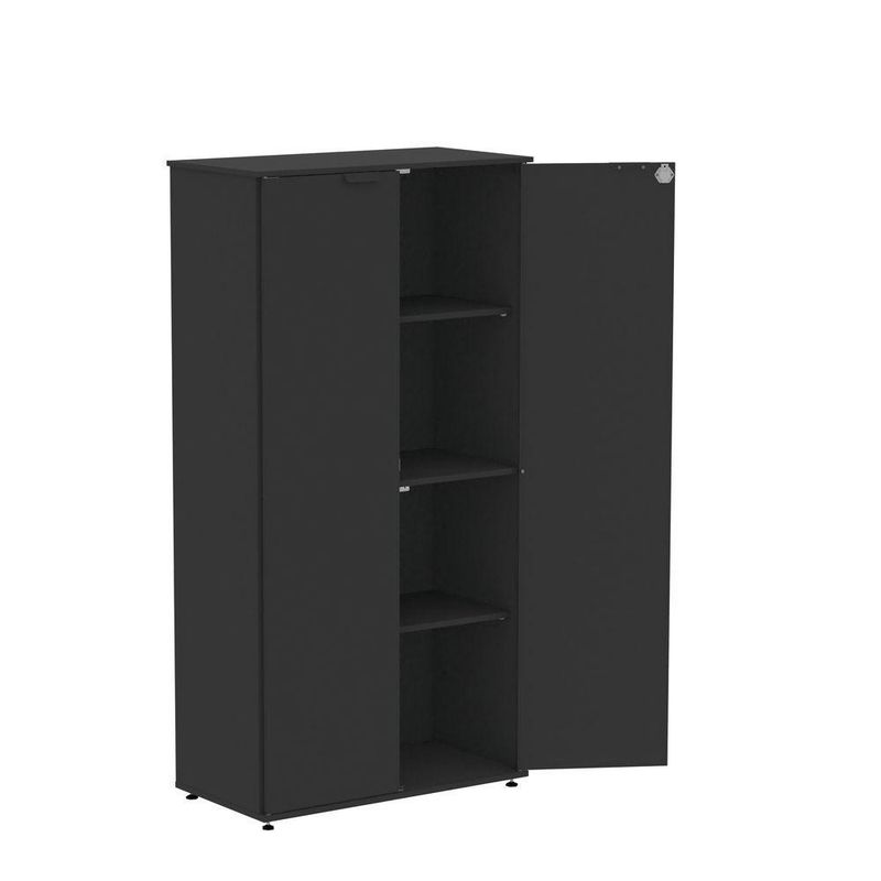 Armário Alto Para Escritório 2 Portas Com Chave 160cm Linha P15