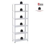 Estante De Estrutura Metálica Com 6 Prateleiras 175cm(a)92acm(l)40cm(p) Com Reforço Branco