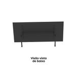 Mesa De Reunião 200cm Para Escritório Com Pés Tubulares Em Aço Linha P15