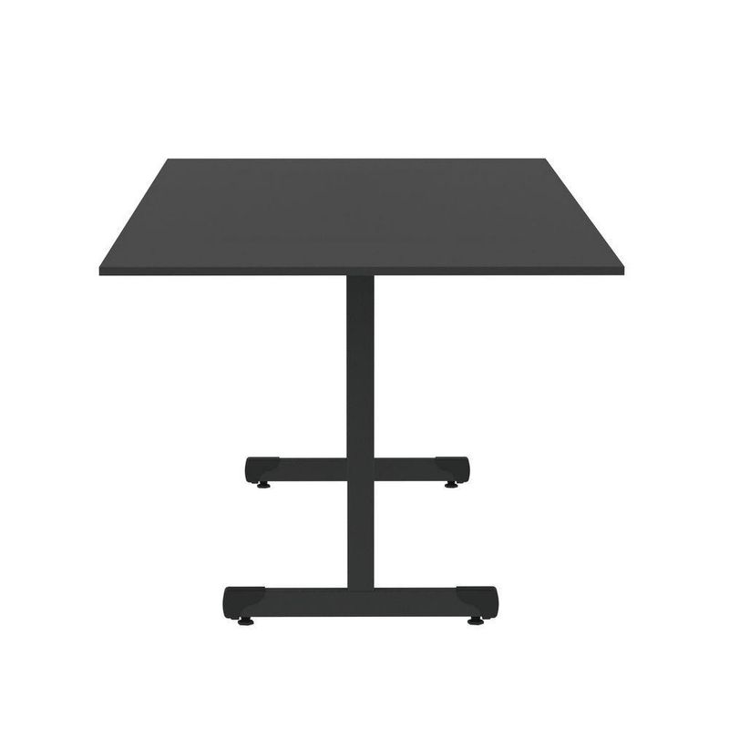 Mesa De Reunião 200cm Para Escritório Com Pés Tubulares Em Aço Linha P15