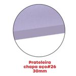 Estante De Estrutura Metálica Com 6 Prateleiras 175cm(a)92acm(l)30cm(p) Sem Reforço Lilas