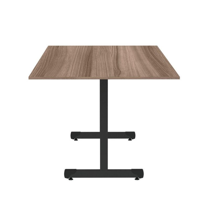Mesa De Reunião 200cm Para Escritório Com Pés Tubulares Em Aço Linha P15