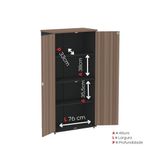 Armário Alto Para Escritório 2 Portas Com Chave 160cm Linha P15
