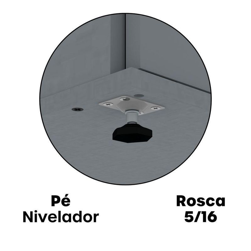 Armário Alto Para Escritório 2 Portas Com Chave 160cm Linha P15