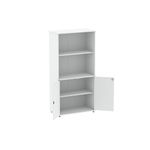 Armário Misto Para Escritório 2 Portas Com Chave 160cm Linha P15
