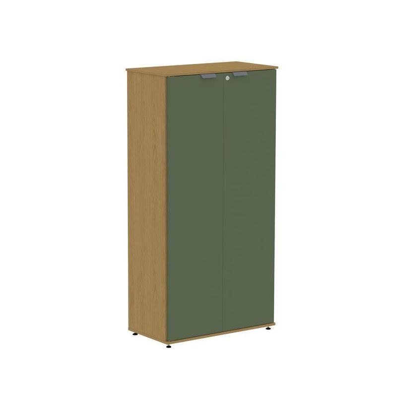 Armário Alto Para Escritório 2 Portas Com Chave 160cm Linha P15