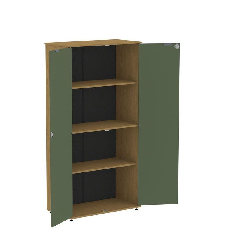Armário Alto Para Escritório 2 Portas Com Chave 160cm Linha P15