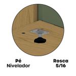Armário Alto Para Escritório 2 Portas Com Chave 160cm Linha P15