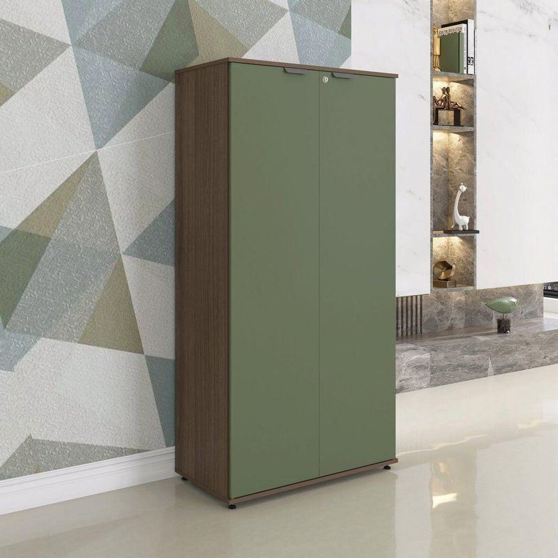 Armário Alto Para Escritório 2 Portas Com Chave 160cm Linha P15