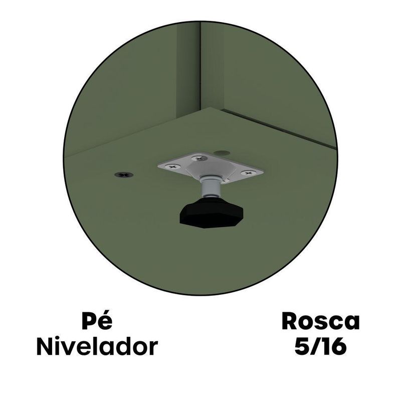 Armário Alto Para Escritório 2 Portas Com Chave 160cm Linha P15