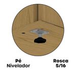 Armário Alto Para Escritório 2 Portas Com Chave 160cm Linha P15