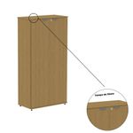 Armário Alto Para Escritório 2 Portas Com Chave 160cm Linha P15