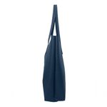 Kit Bolsa Boho Sacola E Necesseire Topgrife Couro Cor Azul Marinho Tamanho único