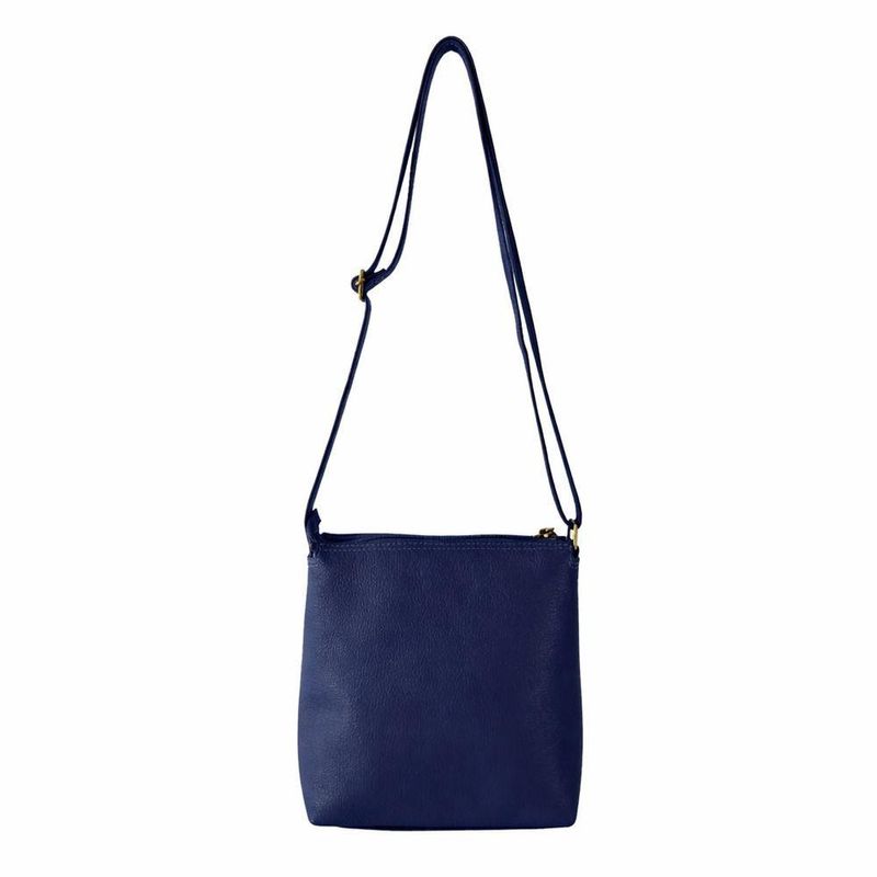 Kit Bolsa E Porta Oculos Direto De Fábrica Topgrife Atacado Couro Cor Azul Marinho Tamanho único