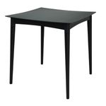 Mesa Tramontina Diana Preta 70cm em Polipropileno com Pés de Madeira
