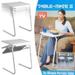 Mesa Dobravel Multiuso Notebook 18 Em 1 Portatil Branca