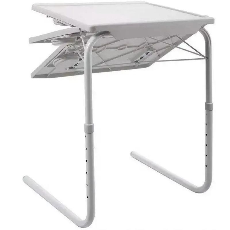 Mesa Dobravel Multiuso Notebook 18 Em 1 Portatil Branca