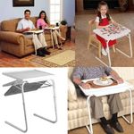 Mesa Dobravel Multiuso Notebook 18 Em 1 Portatil Branca