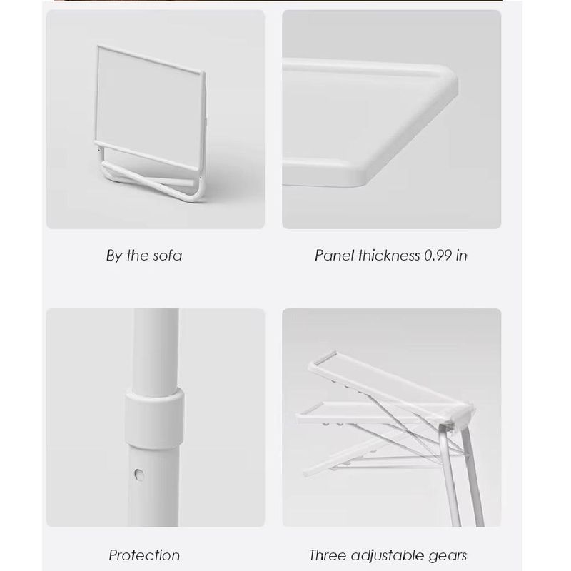 Mesa Dobravel Multiuso Notebook 18 Em 1 Portatil Branca
