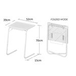 Mesa Dobravel Multiuso Notebook 18 Em 1 Portatil Branca